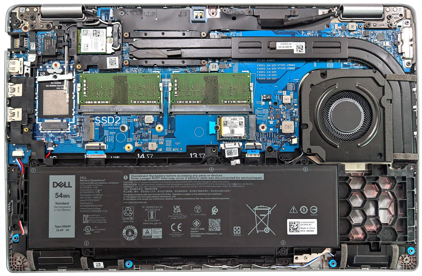 How to replace and fix Dell Latitude 3540 5531 5540 backlit US keyboard (Latitude 5540)
